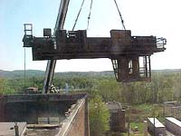 Crane hoisting bridge crane