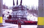 Transporting new transformer