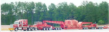 heavy lift trailer rig