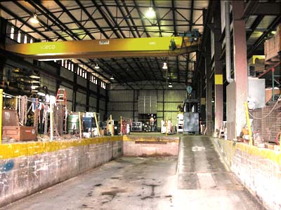 Warehouse interior view